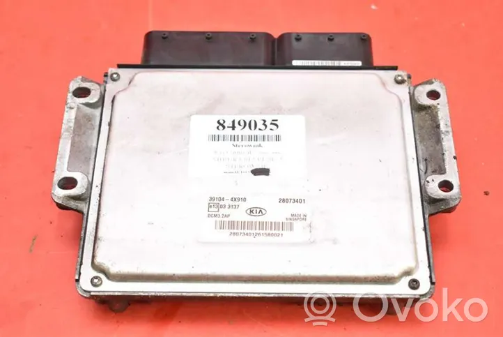 KIA Carnival Unité de commande, module ECU de moteur 39104-4X910