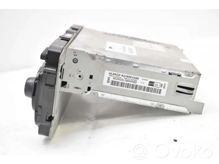 Seat Ibiza IV (6J,6P) Panel / Radioodtwarzacz CD/DVD/GPS 6J1035153G