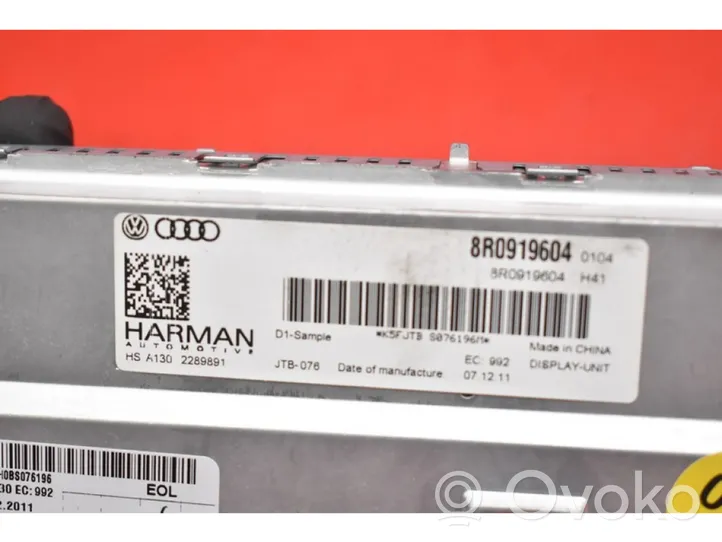 Audi Q7 4L Radija/ CD/DVD grotuvas/ navigacija 8R0919604