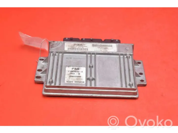 Peugeot 407 Unité de commande, module ECU de moteur 9654131380