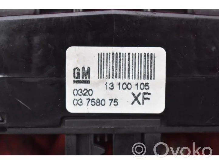 Opel Astra H Hazard light switch 13100105