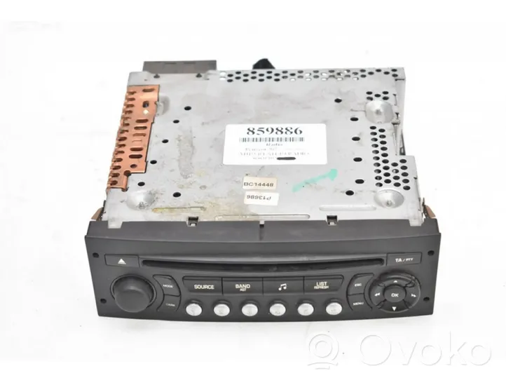 Peugeot 207 CC Panel / Radioodtwarzacz CD/DVD/GPS 96643697XT