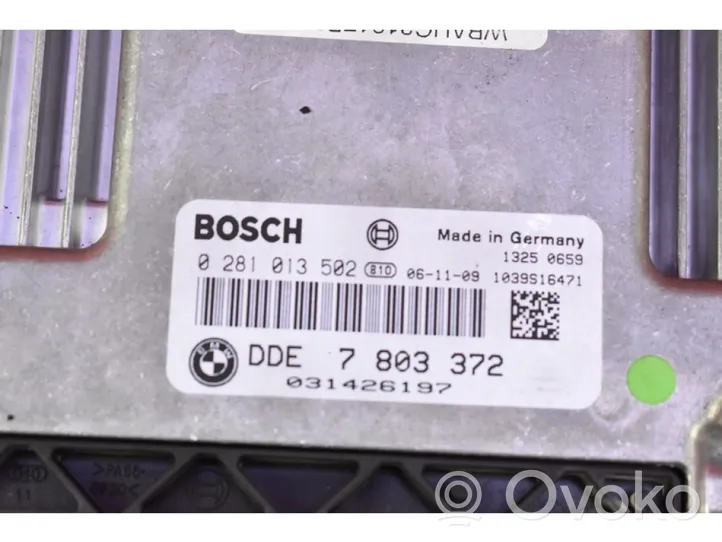 BMW 1 E81 E87 Centralina/modulo motore ECU DDE7803372