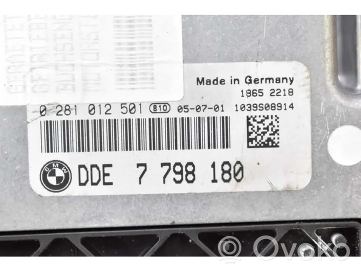 BMW X3 E83 Centralina/modulo motore ECU 7798180