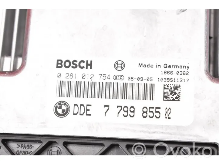 BMW 5 E60 E61 Centralina/modulo motore ECU 7799855