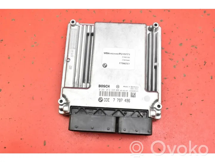 BMW 1 E81 E87 Centralina/modulo motore ECU 7797496