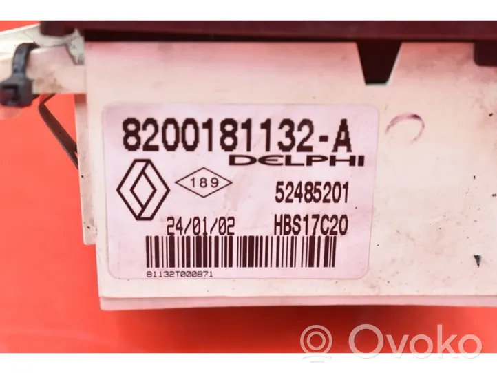 Renault Laguna II Climate control unit 8200181132-A