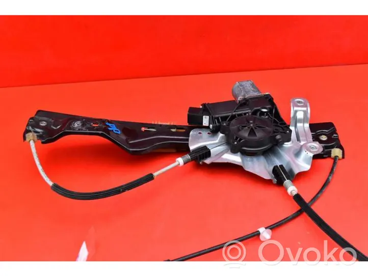 Opel Astra J Front door window regulator with motor 13350759