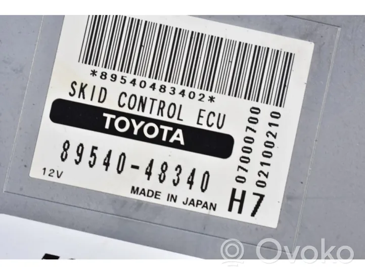 Cadillac SRX Unité de commande, module ECU de moteur 89540-48340