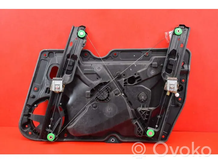 Volkswagen Golf V Front door window regulator with motor 5K0837755G