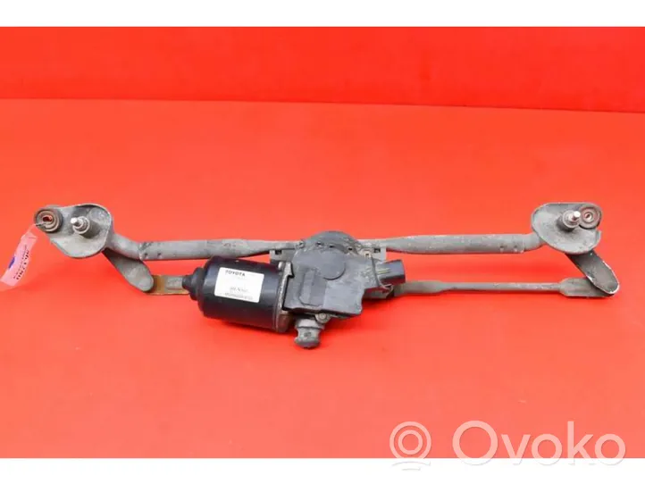 Toyota Corolla E120 E130 Tringlerie et moteur d'essuie-glace avant 85110-02150