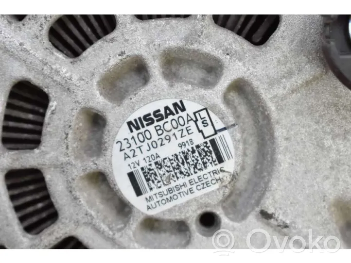 Nissan Qashqai Generator/alternator 23100BC00A