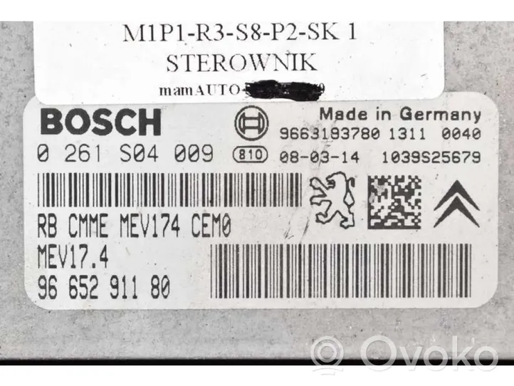 Peugeot 308 Centralina/modulo motore ECU 9665291180