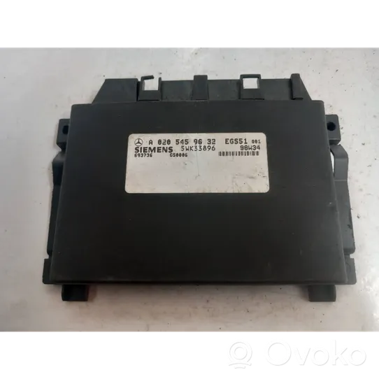 Mercedes-Benz CLK A208 C208 Module de contrôle de boîte de vitesses ECU A0205459632