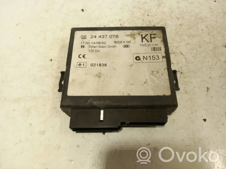 Opel Zafira A Module confort 24437076