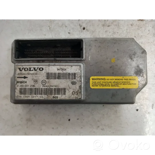 Volvo S80 Module de contrôle airbag 0285001256