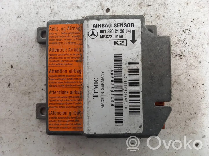 Mercedes-Benz E W210 Module de contrôle airbag 0018202126