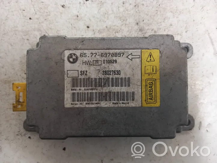 BMW 7 E65 E66 Module de contrôle airbag 6970897