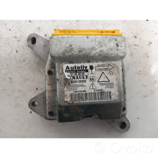 Renault Laguna II Module de contrôle airbag 8200138952