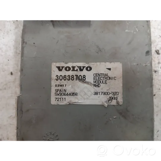 Volvo S40, V40 Module de contrôle carrosserie centrale 30638708