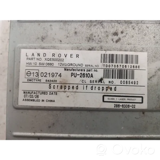 Land Rover Range Rover L322 Zmieniarka płyt CD/DVD XQE500202