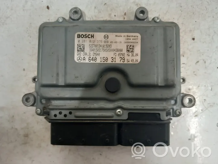 Mercedes-Benz A W169 Centralina/modulo del motore A6401503179