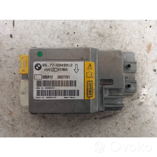 BMW 7 E65 E66 Module de contrôle airbag 65776949912