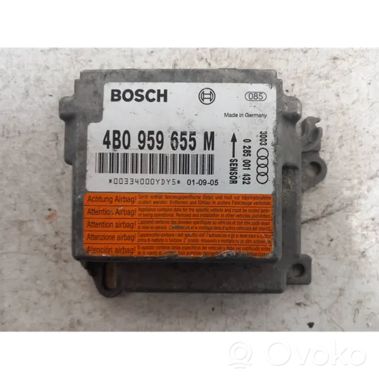 Audi A6 S6 C5 4B Module de contrôle airbag 4B0959655M