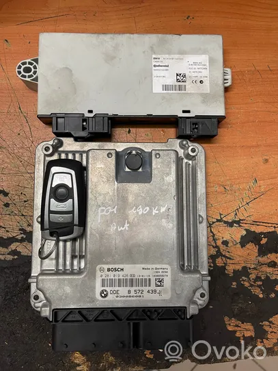 BMW 7 F01 F02 F03 F04 Juego de cerradura y set ECU del motor 8572439