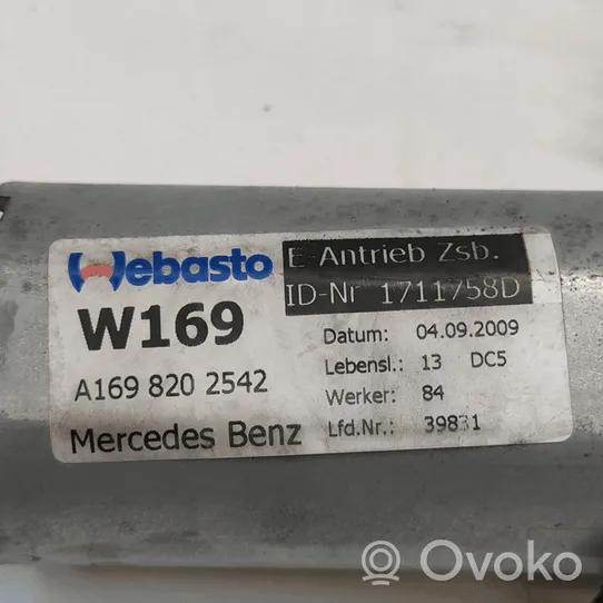 Mercedes-Benz A W169 Instalacja szyberdachu elektrycznego A1698202442