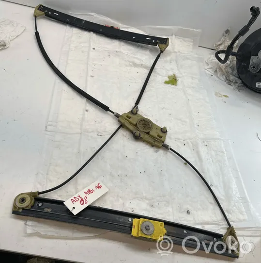 Audi A6 S6 C6 4F Priekinio el. lango pakėlimo mechanizmo komplektas 4F0837461