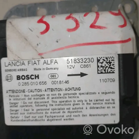 Lancia Ypsilon Turvatyynyn ohjainlaite/moduuli 51833230