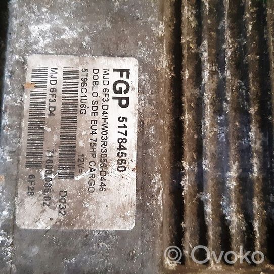 Fiat Doblo Komputer / Sterownik ECU silnika MJD6F3D4