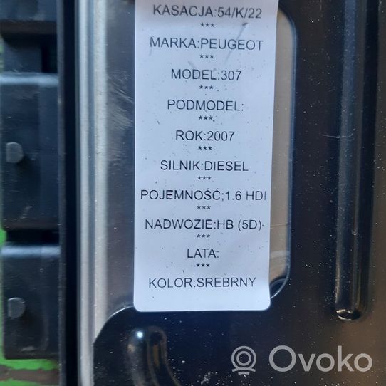 Peugeot 307 Moottorin ohjainlaite/moduuli (käytetyt) 0281013331