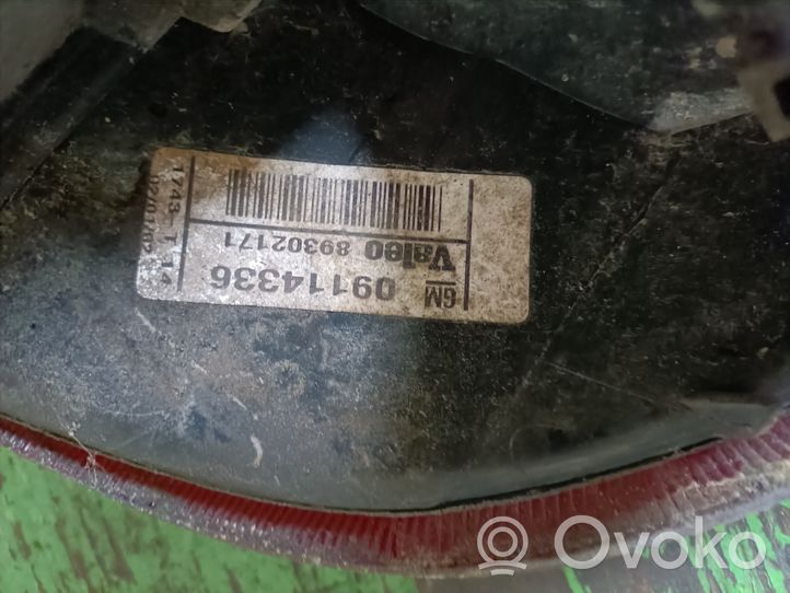 Opel Corsa C Lampa tylna 09114336