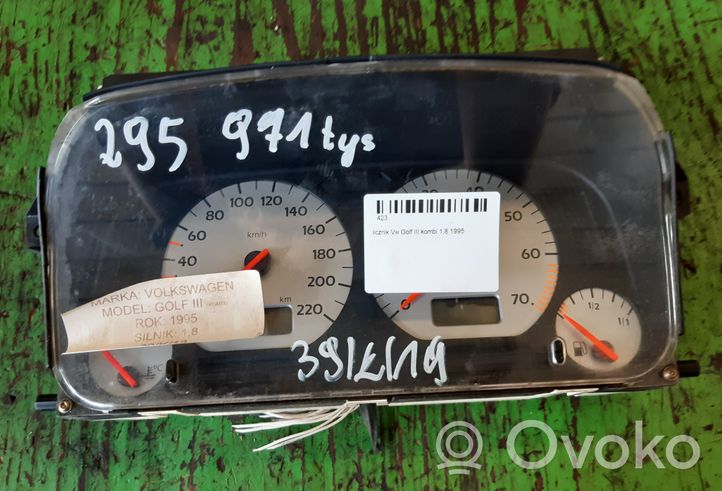 Volkswagen Golf III Compteur de vitesse tableau de bord 