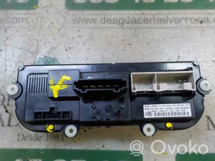 Volkswagen Passat Alltrack Air conditioner control unit module 7N0907426BTZJU