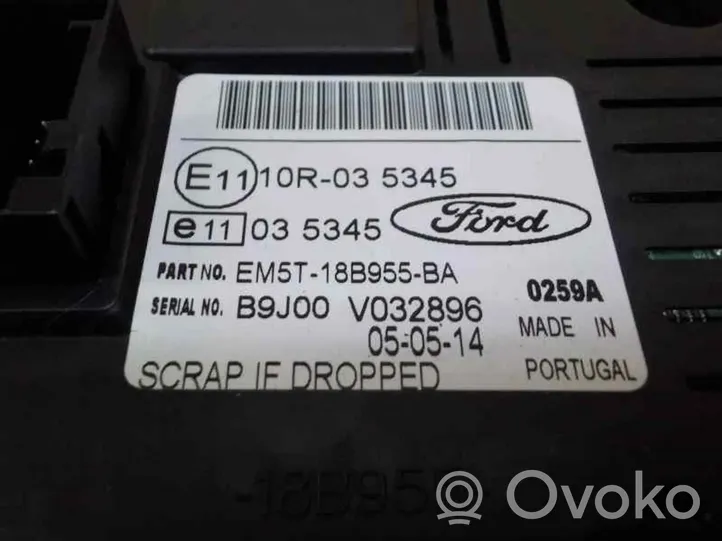 Ford Focus C-MAX Schermo del visore a sovrimpressione 2014481