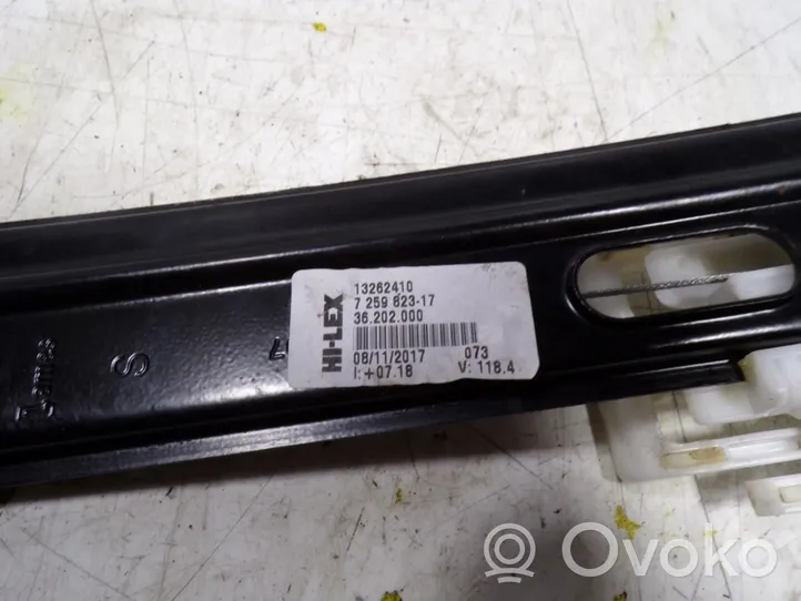 BMW 3 F30 F35 F31 Lève-vitre manuel de porte avant 51337281885