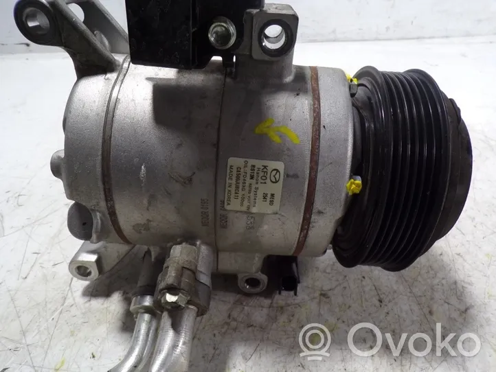 Mazda 3 III Compressore aria condizionata (A/C) (pompa) KF0161450A