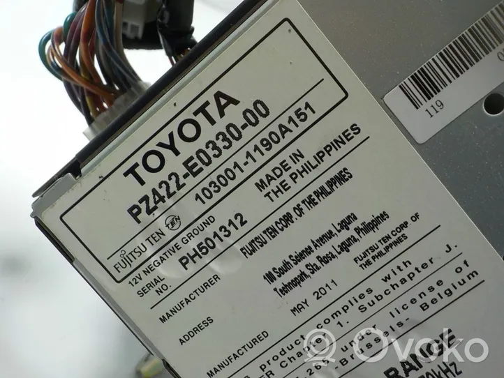 Toyota Auris 150 Audio HiFi garso valdymo blokas 