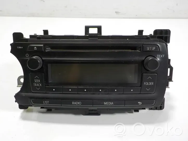Toyota Yaris Moduł / Sterownik dziku audio HiFi 861200D640