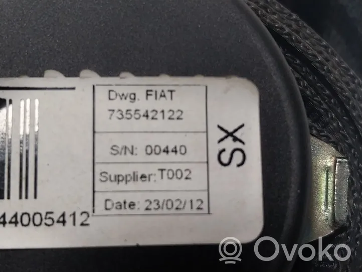 Fiat Qubo Pas bezpieczeństwa fotela tylnego 735542122