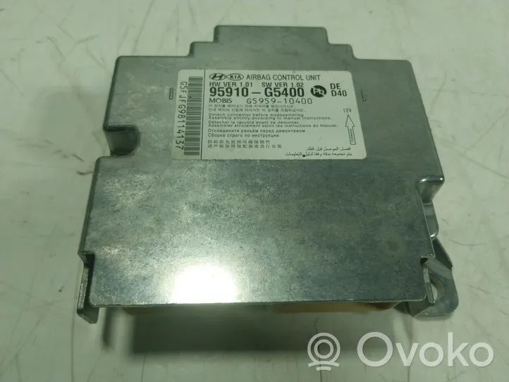 KIA Niro Module de contrôle airbag 95910G5400