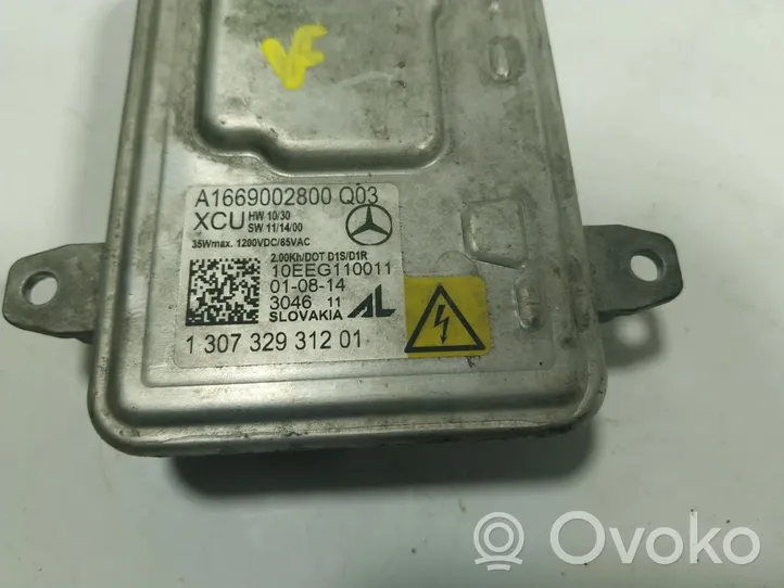 Mercedes-Benz A W176 Sterownik / moduł świateł Xenon A1669002800