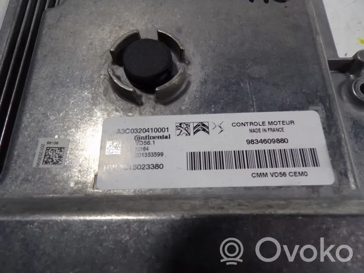 Opel Crossland X Calculateur moteur ECU 39165629