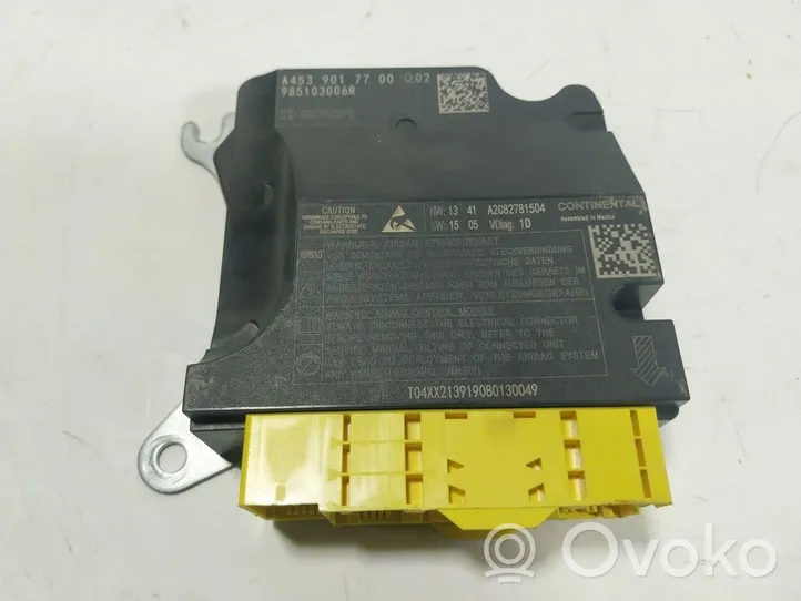 Smart ForFour II W453 Airbag control unit/module A4539017700