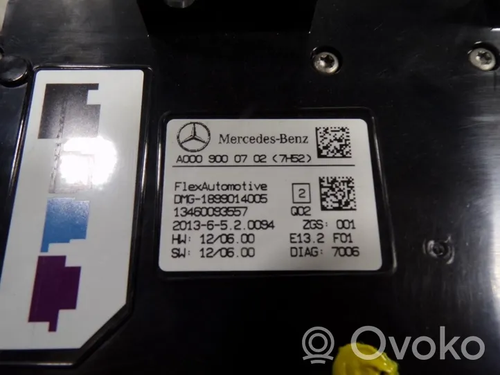 Mercedes-Benz B W246 W242 Panel oświetlenia wnętrza kabiny A00090007027H52