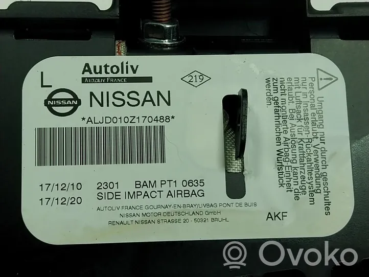 Nissan Qashqai Airbag latéral 