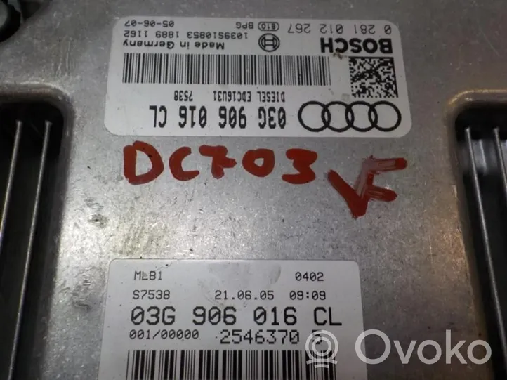 Audi A4 Allroad Sterownik / Moduł ECU 03G997017BX